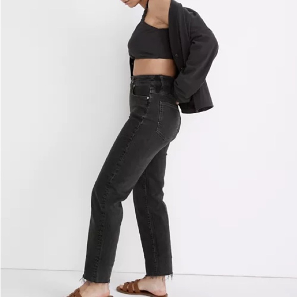 The Curvy Petite Perfect Vintage Straight Jean in Lunar Wash